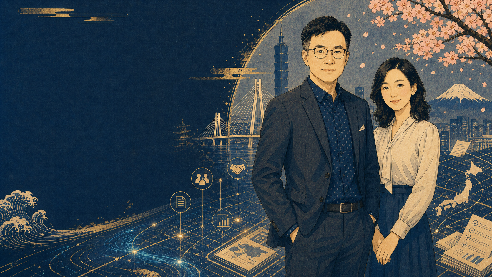 in-stars.com hero visual in contemporary ukiyo-e executive consulting